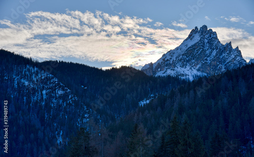 Sunset over Vallandro