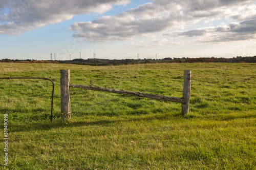 Vacant lot with fence