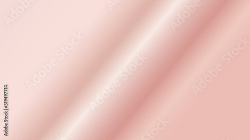 gradient sweet pink rose gold  plate polished background illustration vector