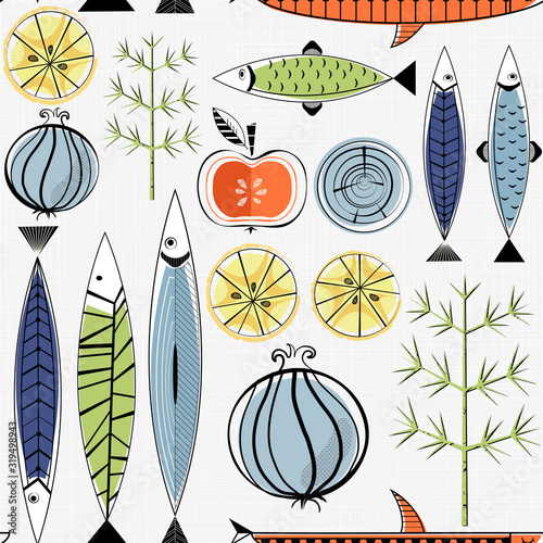 Scandinavian style pattern