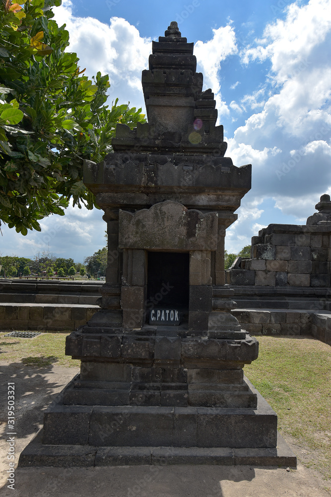 Yogyakarta, Indonesia: August 8, 2019: Prambanan Temple, Hindu Temple on Java
