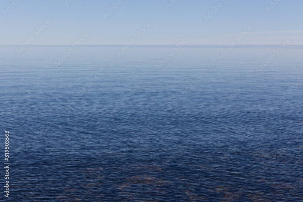 Fototapeta premium coast of the Baltic sea in a winter season.