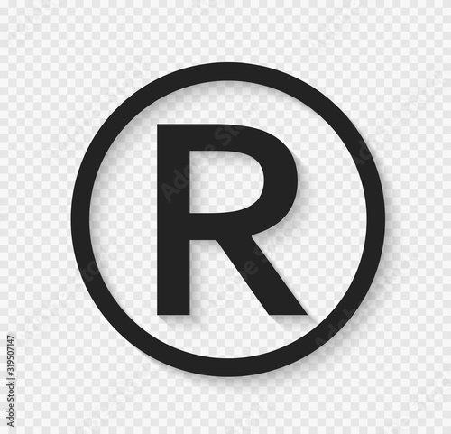 Copyright trademark, smartmark set. Vector illustartion