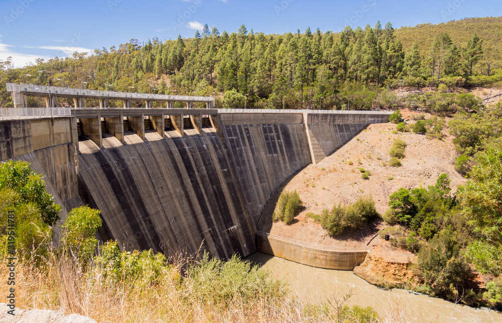 The amazing 1932 dam wall at MT Bold Reservoir, south Australia The amazing 1932 dam wall at MT Bold Reservoir, south Australia