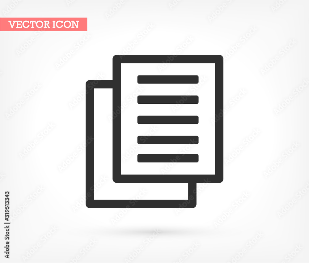 Files vector icon , lorem ipsum Flat design Files vector icon , lorem ipsum Flat design