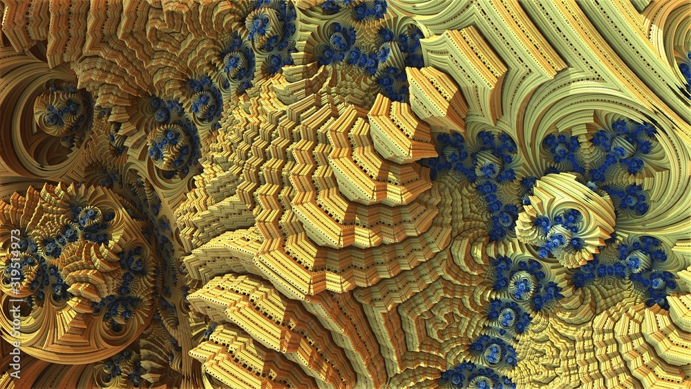 custom made wallpaper toronto digitalFractal Structure