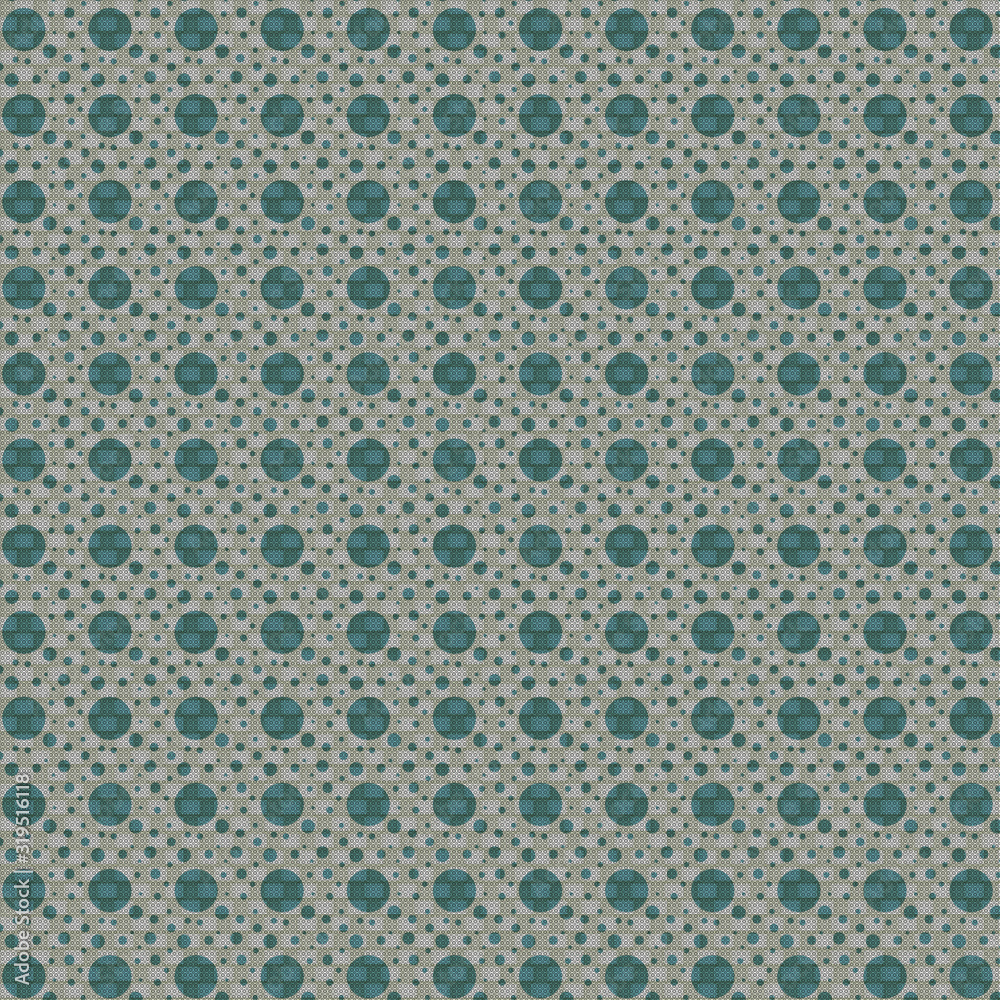 Polka dot background greens