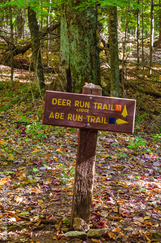 Trail Sign, Canaan Valley State Park, WV