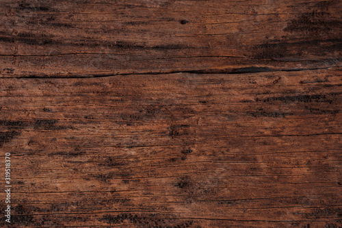 Old wooden boards texture, retro. Antique wood table and floor surface. Vintage desk structure wallpaper. Rustic wood plank background - copy space, banner.