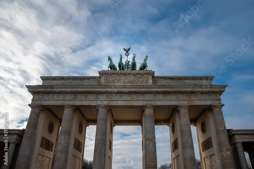 Bradenburger Tor of the city of Berlin, Germany