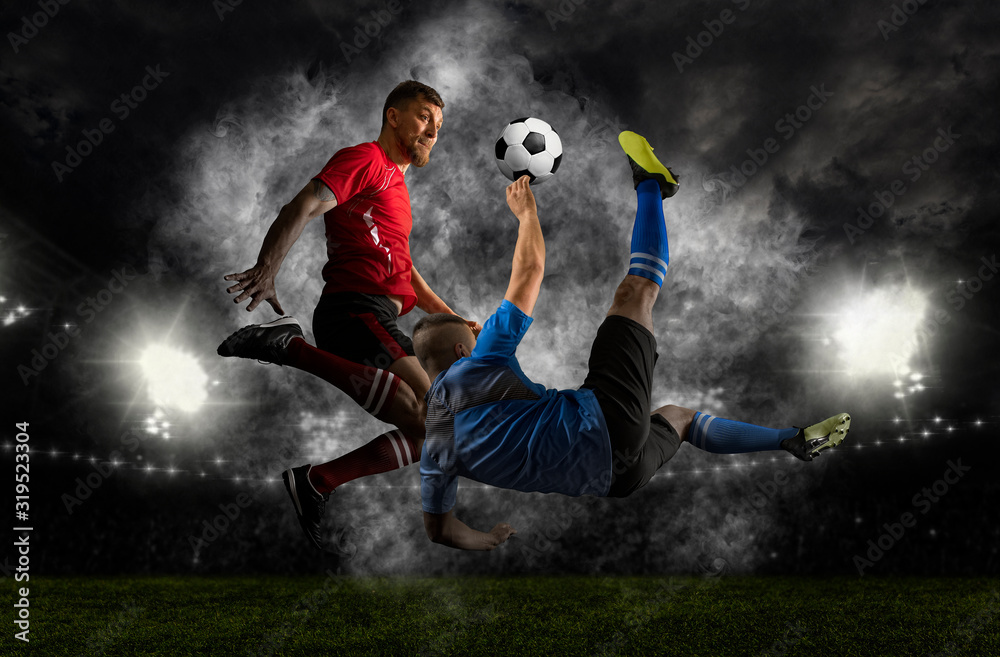 40,986 Two Soccer Players Images, Stock Photos, 3D objects, & Vectors