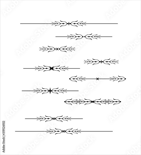 Decorative graphic delimiter and text break