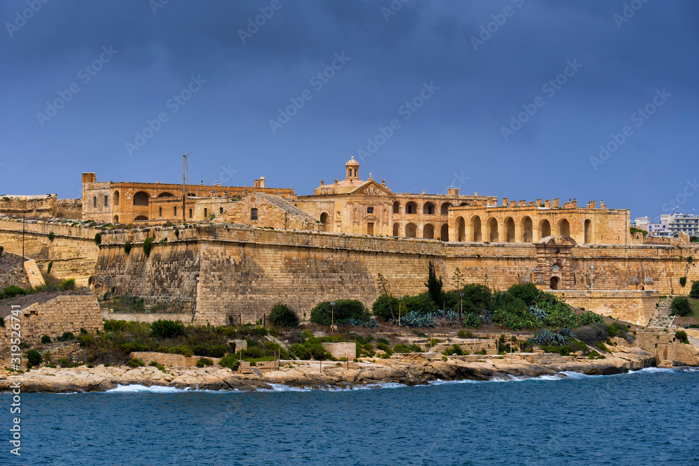 Malta, Gzira, Manoel Island, Fort Manoel, 18th century fortification built by the Order of Saint John Malta, Gzira, Manoel Island, Fort Manoel, 18th century fortification built by the Order of Saint John