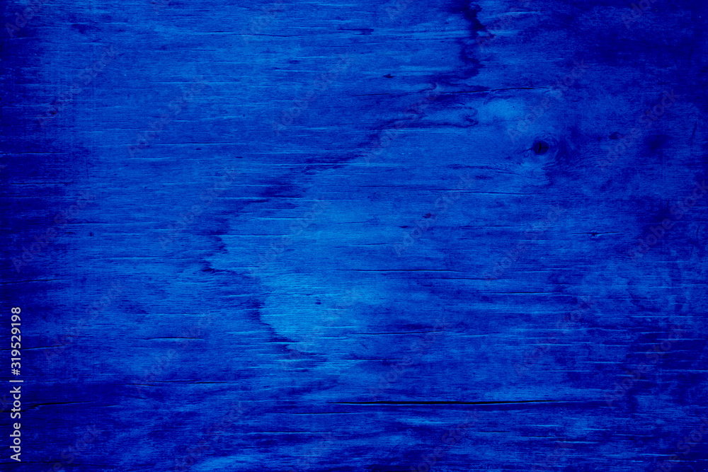 Blue wood texture. Navy blue wood background. 