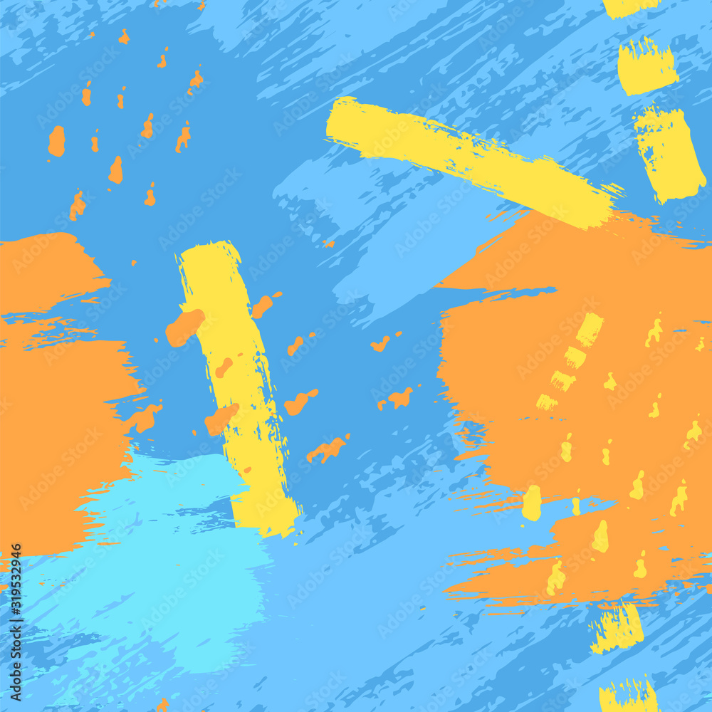 Obraz premium Seamless pattern with paint 