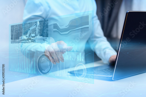 modern industry and the industrial revolution. The concept of doing business analysis and monitoring using artificial intelligence