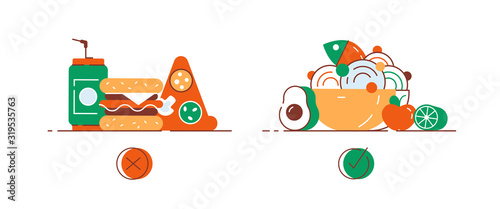 Useful diet choices. Choose foods