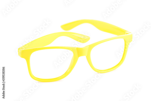 Eye glasses isolated on white background