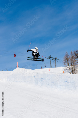 Ski, Winter, Austria, Österreich, Jump. Slide, Freestyle, Skier, Schi, Schifahren, Funpark, funparc