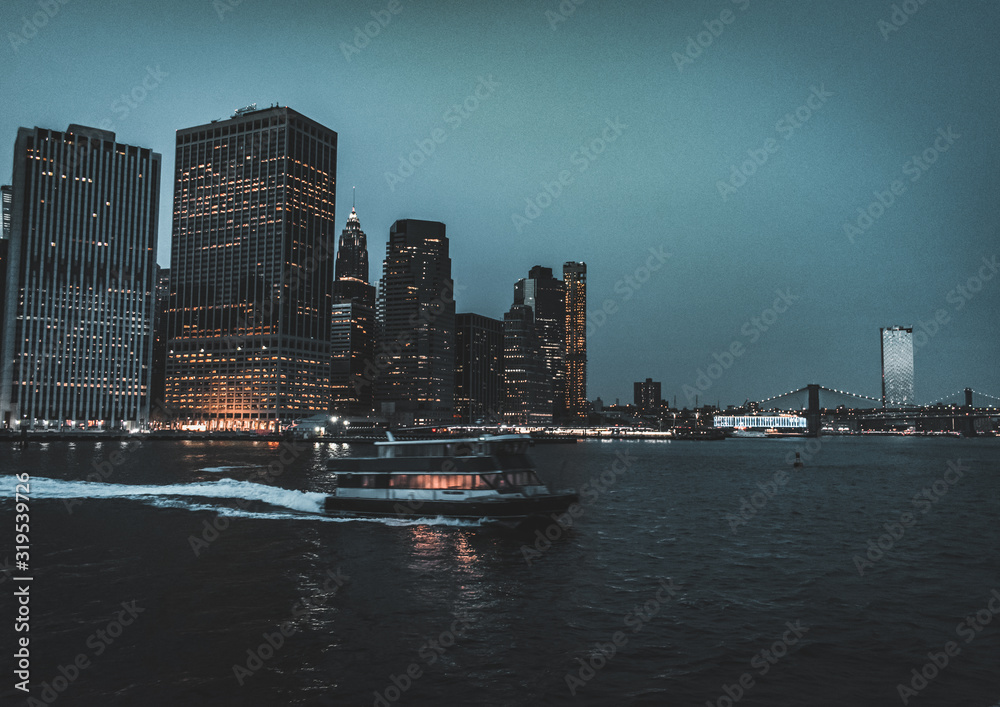 Fototapeta premium new yotk night