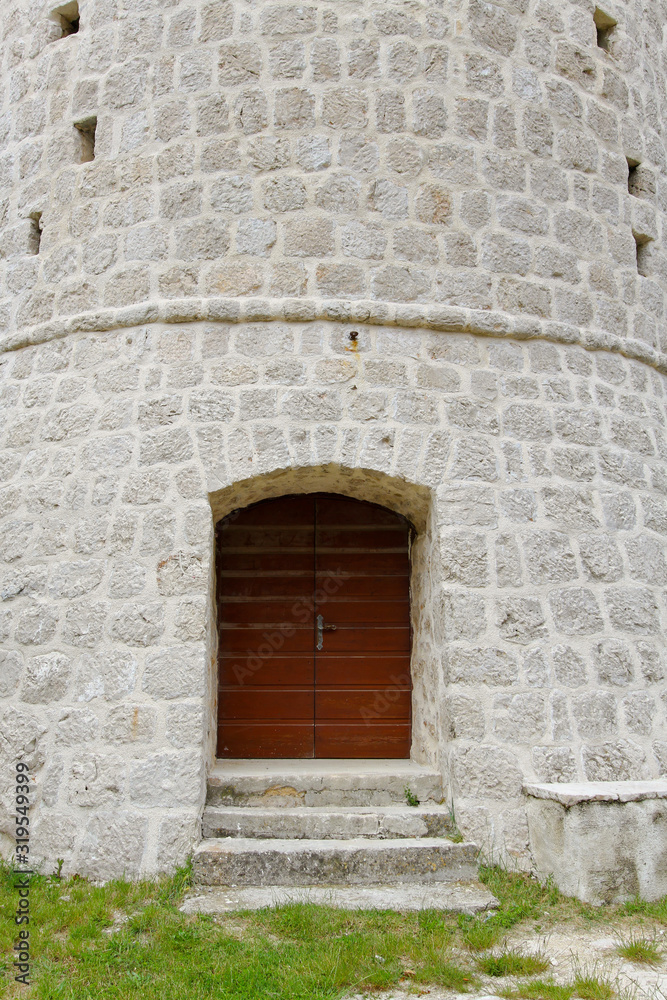 Castle tower entrance Cres Croatia