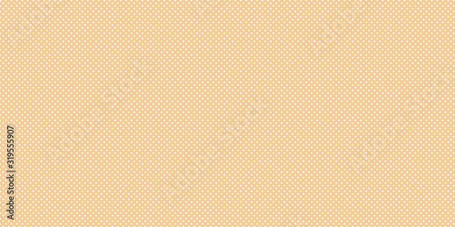 Colorful beige banner sequins white yellow dots background, advertising, covers, surfaces, copy space.