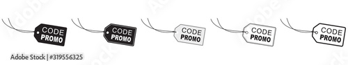 ÉTIQUETTE CODE PROMO