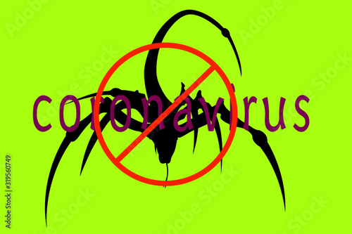 infection computer virus warning sign, vector danger,