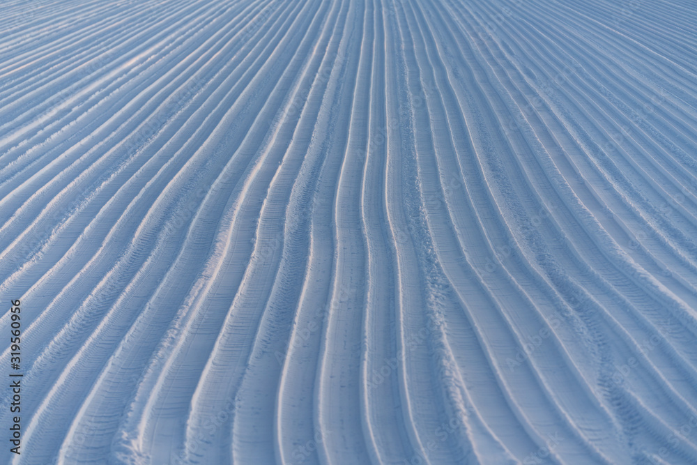 Obraz premium 雪踏み