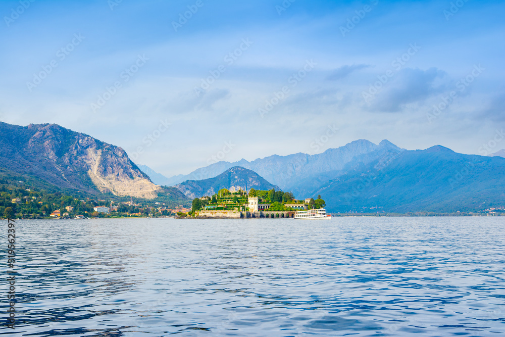 Excursion cruise boat on Lake Maggiore