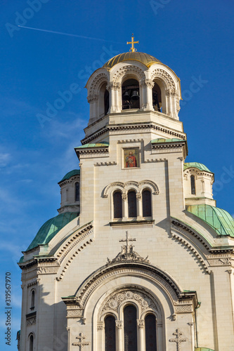 Cathedral Church Saint Alexander Nevski in Sofia, Bulgaria