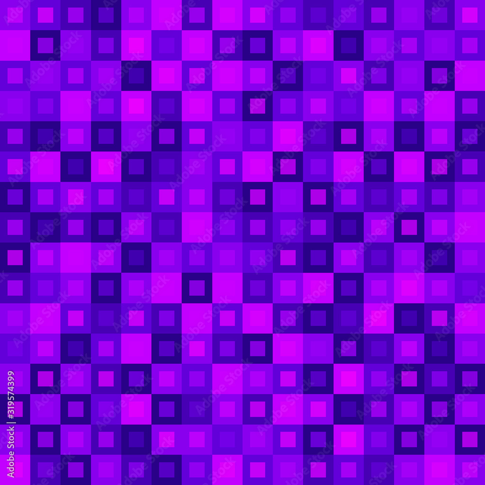 Chaotic mosaic of violet intersecting squares and pink blocks. Chaotic mosaic of violet intersecting squares and pink blocks.