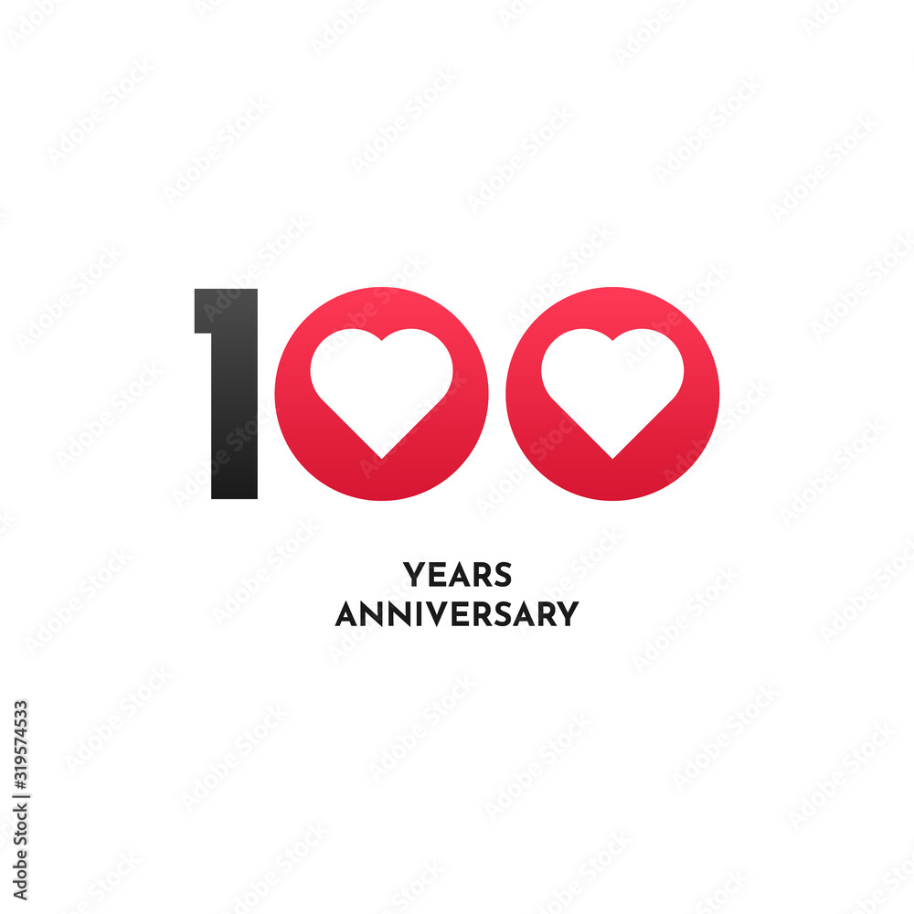 100 Years anniversary design