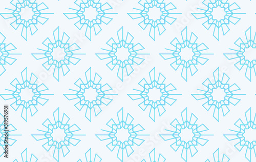 Snowflakes vector winter seamless texture pattern