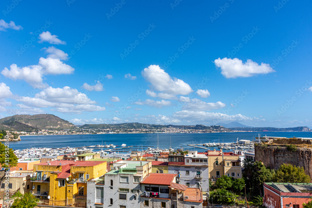 Italy, Naples, Baia, panorama