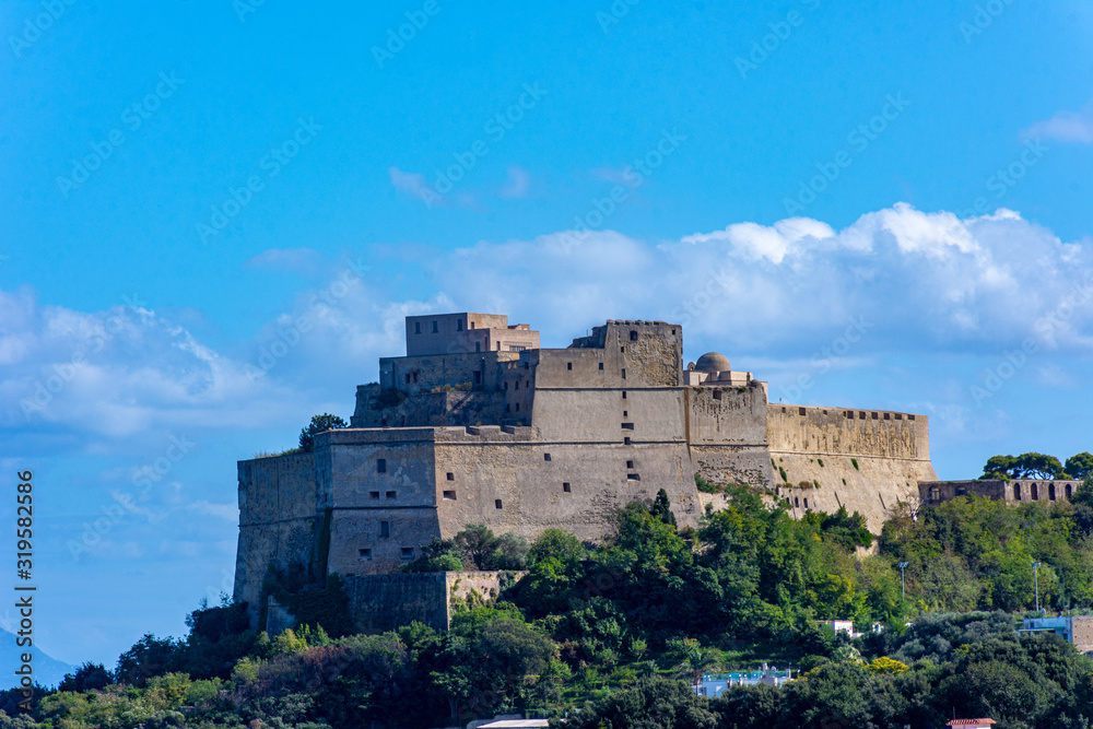 Italy, Naples, Baia, view of the castle