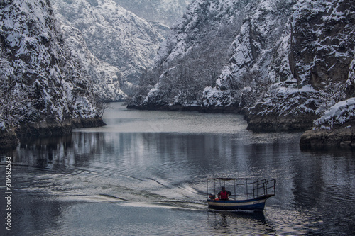 boat on the lake