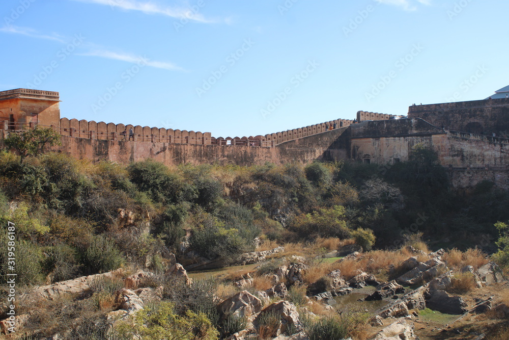 Fototapeta premium Beautiful place to visit Jiagarh fort World biggest cannon