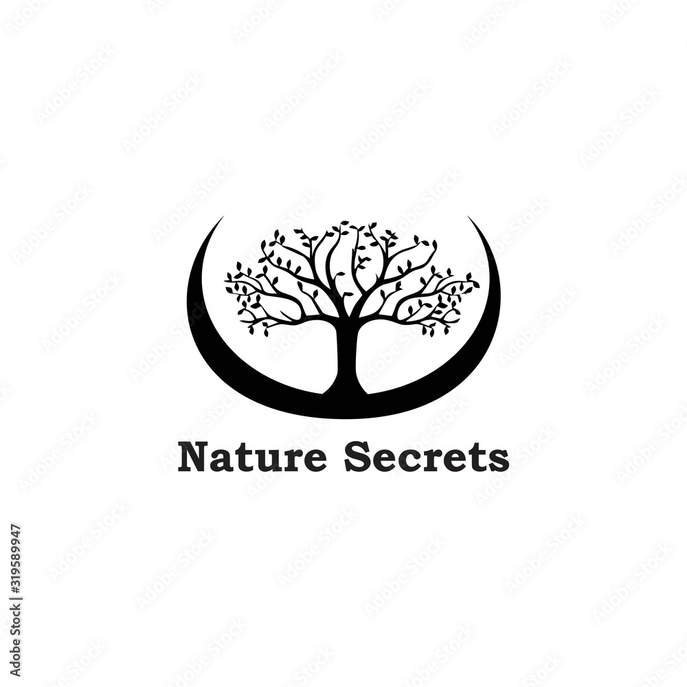 Obraz premium Nature Secrets Logo Vector Templates