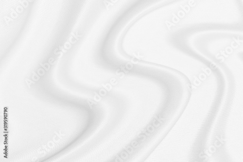 Abstract white color mesh fabric texture background.