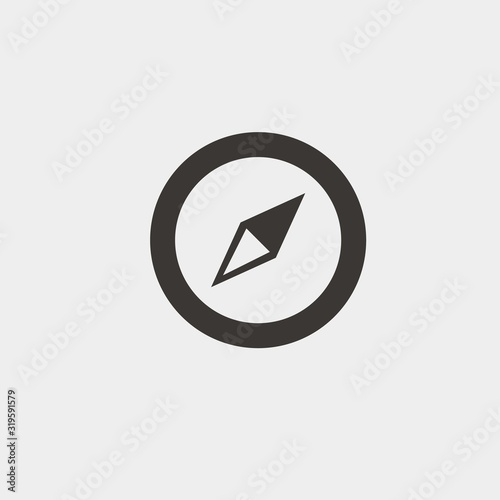 Free Download compass icon vector illustration symbol for website and graphic design - GFXLoad