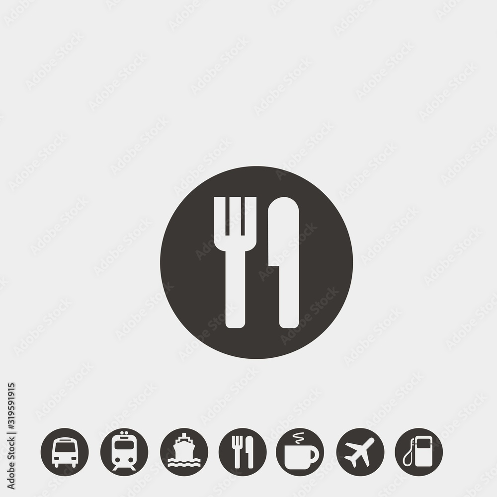 fork and knife icon vector illustration symbol for website and graphic design fork and knife icon vector illustration symbol for website and graphic design