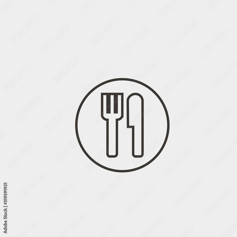 fork and knife icon vector illustration symbol for website and graphic design fork and knife icon vector illustration symbol for website and graphic design