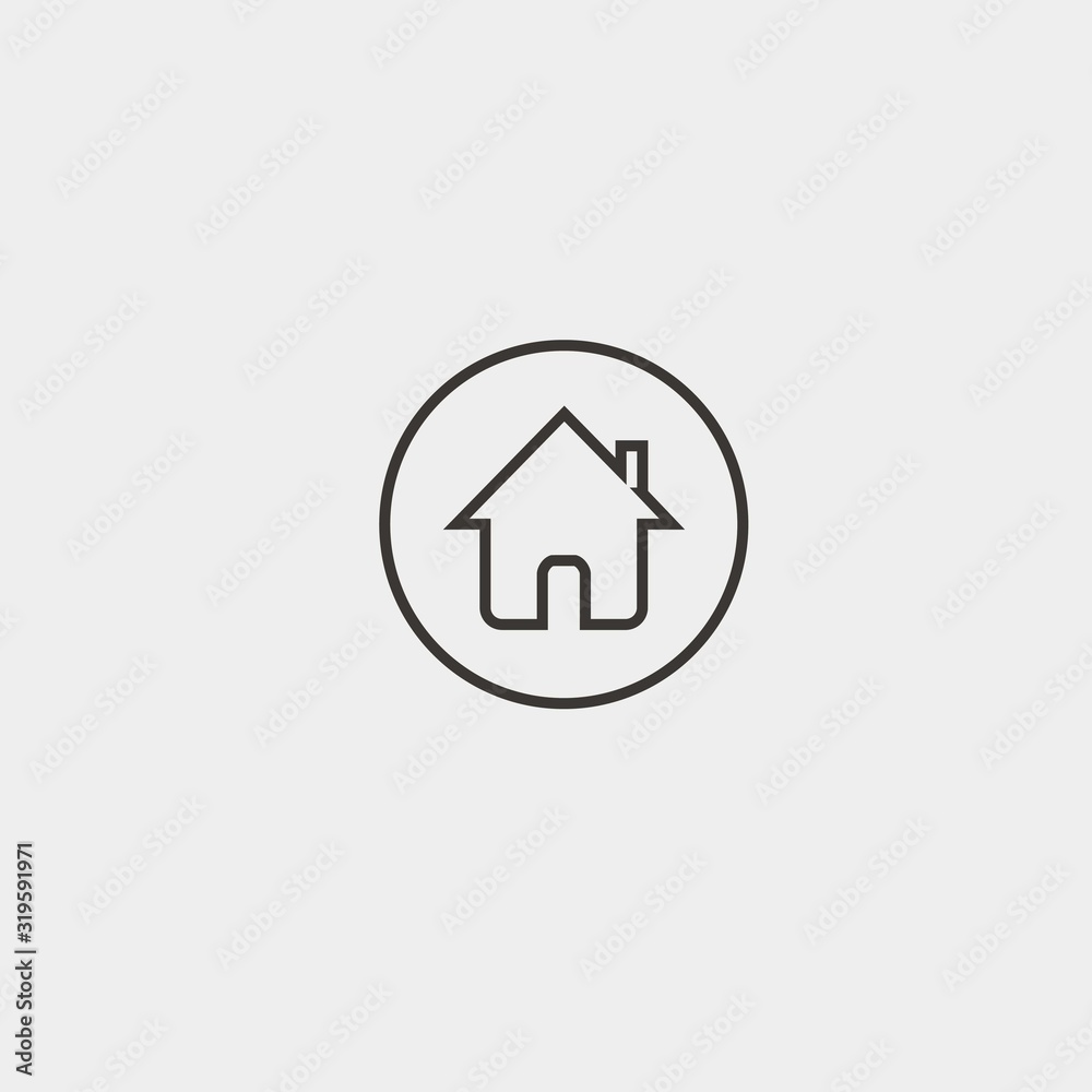 home icon vector illustration symbol for website and graphic design home icon vector illustration symbol for website and graphic design