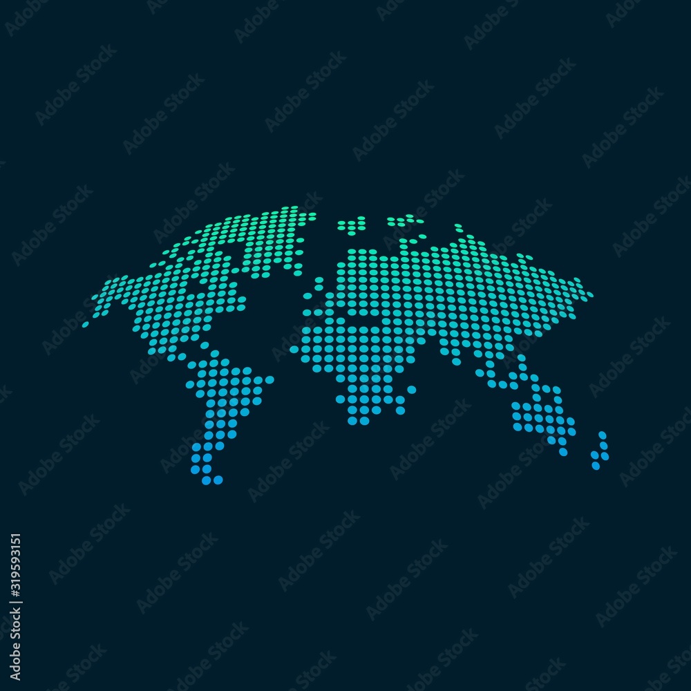 World blank map vector . World digital map template . Worldmap worldwide . black World map . Colorful map of the world . earth digital vector template . sphere dots globe surface World blank map vector . World digital map template . Worldmap worldwide . black World map . Colorful map of the world . earth digital vector template . sphere dots globe surface