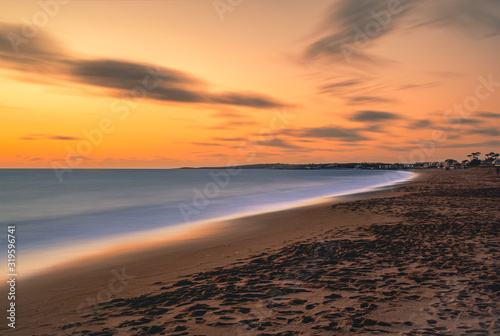 golden hour on the beach