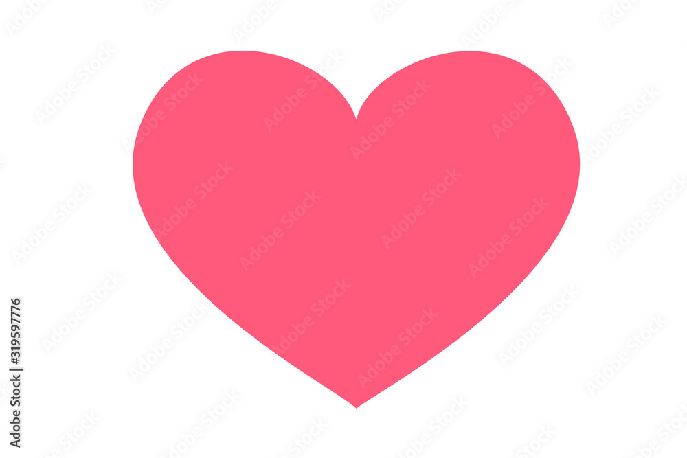 red heart isolated on white background red heart isolated on white background