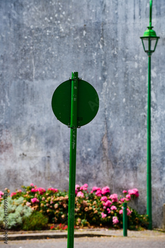 Art sketches. Breton village. Brittany. France