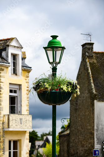 Art sketches. Breton village. Brittany. France