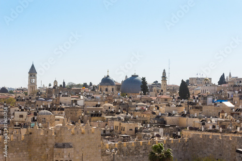 Jerusalem, aerial panorama
